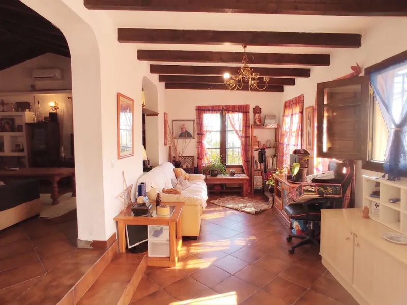Nestled beside a protected natural reserve, this charming rustic property offers privacy, space, and breathtaking panoramic views of the surrounding mountains and from the top terrace you even have seaviews. A perfect blend of countryside tranquility and 