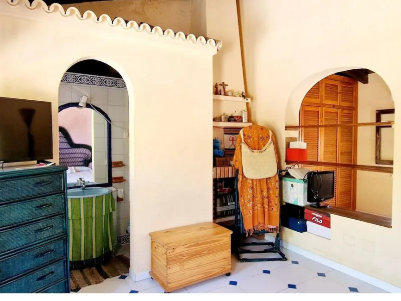 Nestled beside a protected natural reserve, this charming rustic property offers privacy, space, and breathtaking panoramic views of the surrounding mountains and from the top terrace you even have seaviews. A perfect blend of countryside tranquility and 