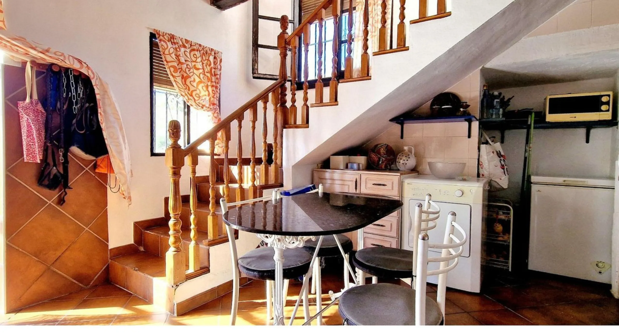Nestled beside a protected natural reserve, this charming rustic property offers privacy, space, and breathtaking panoramic views of the surrounding mountains and from the top terrace you even have seaviews. A perfect blend of countryside tranquility and 