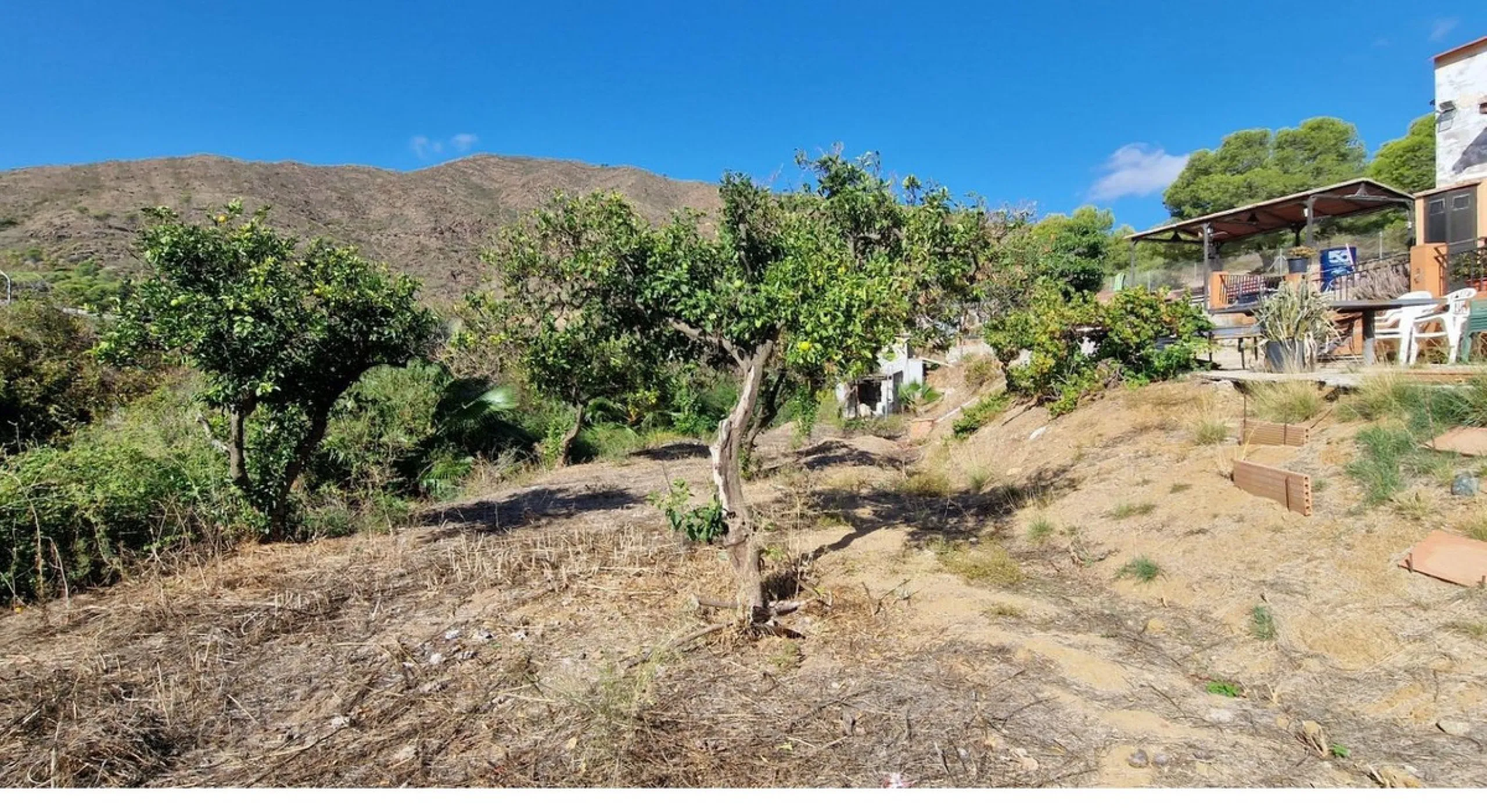 Nestled beside a protected natural reserve, this charming rustic property offers privacy, space, and breathtaking panoramic views of the surrounding mountains and from the top terrace you even have seaviews. A perfect blend of countryside tranquility and 