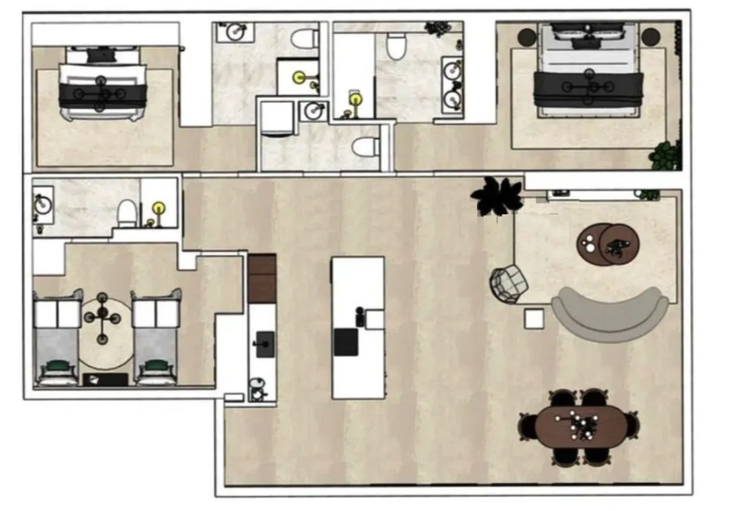 Luxury 3-Bedroom Apartment in La Quinta – Benahavís: Panoramic Sea, Golf & Mountain Views with 2-Year Full Warranty