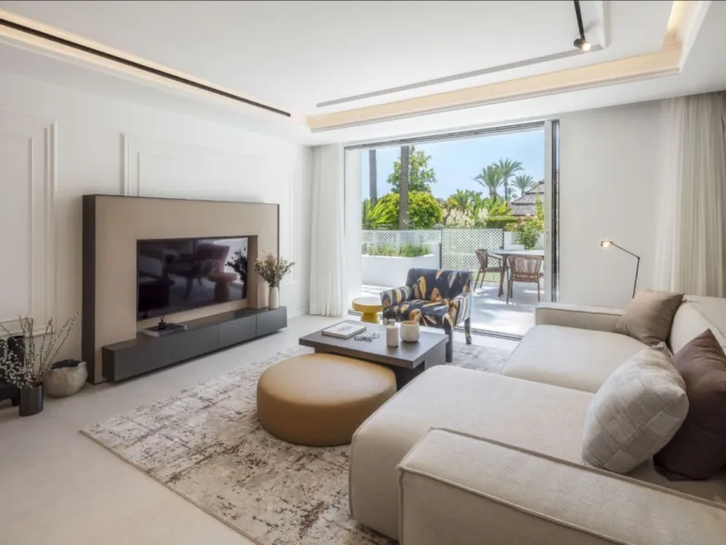 Apartment - Ground Floor Apartment в продаже в Marbella, Málaga. В доме 3 спален и 3 ванных комнат. Площадь дома 118 м²