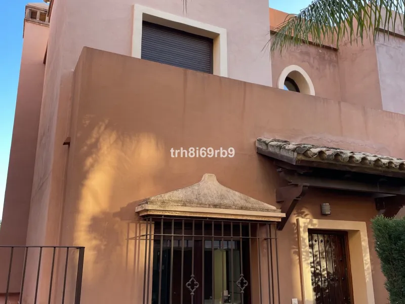 Charming Semi-Detached Front Line Golf House in Las Villas De Santa Maria, Estepona
