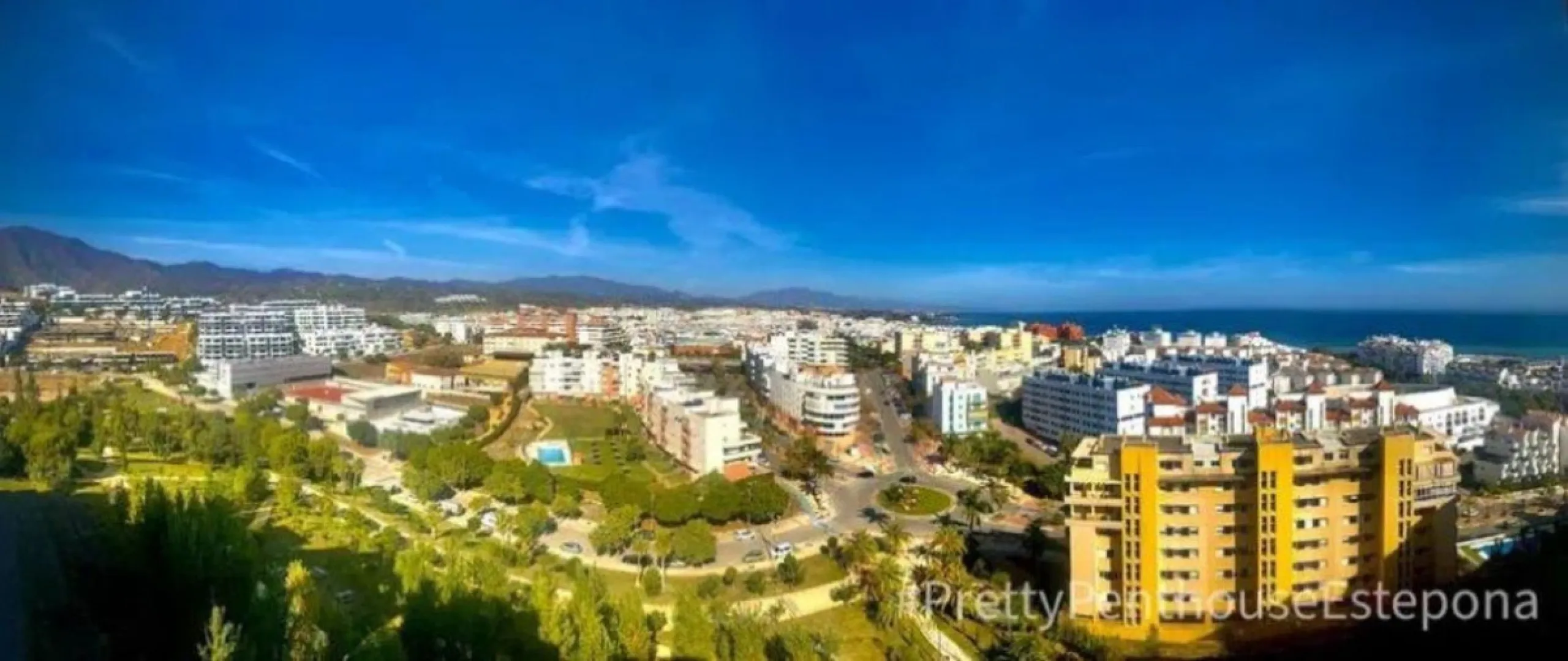 PANORAMIC SEA VIEW PENTHOUSE IN THE HEART OF ESTEPONA PORT.