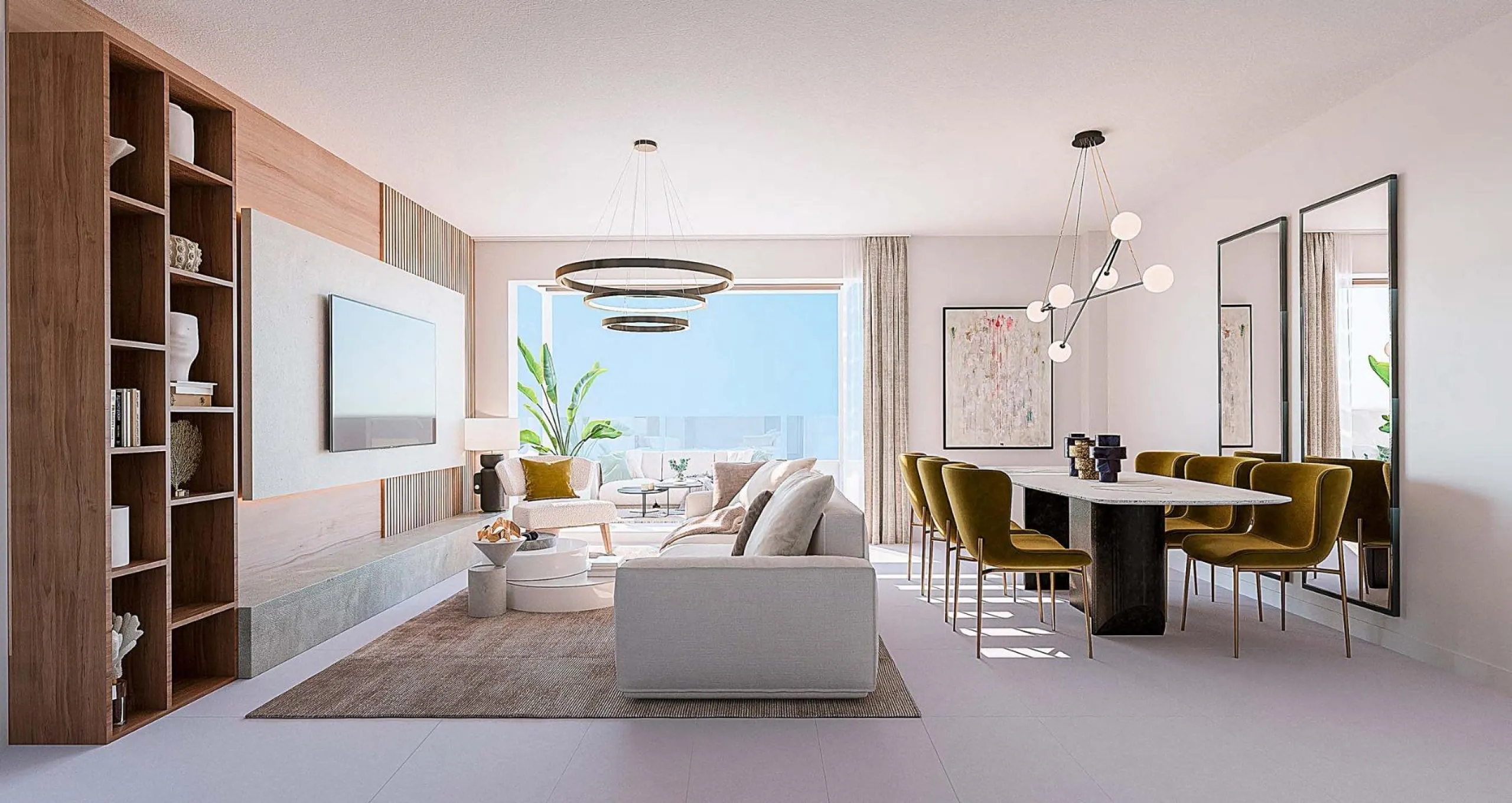 Exclusive private urbanisation, with a privileged location in Benalmádena. Due to its elevated location on the slope of the land, each and every one of the 2 and 3 bedroom properties, and 2 townhouses, enjoy incredible views of the sea and the coast. Unde