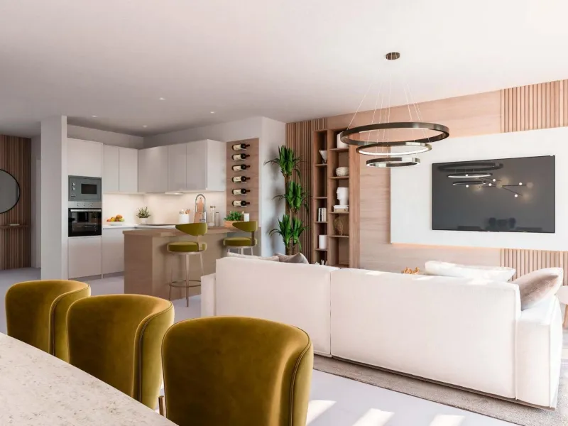 Exclusive private urbanisation, with a privileged location in Benalmádena. Due to its elevated location on the slope of the land, each and every one of the 2 and 3 bedroom properties, and 2 townhouses, enjoy incredible views of the sea and the coast. Unde