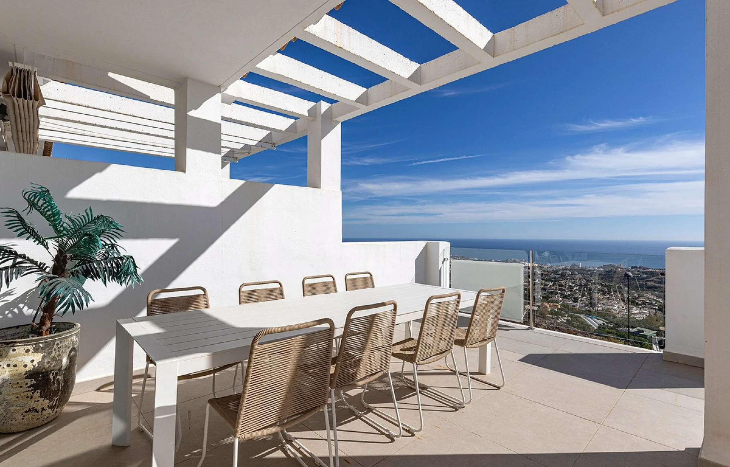 Modern Duplex Penthouse with Panoramic Sea Views in Benalmádena