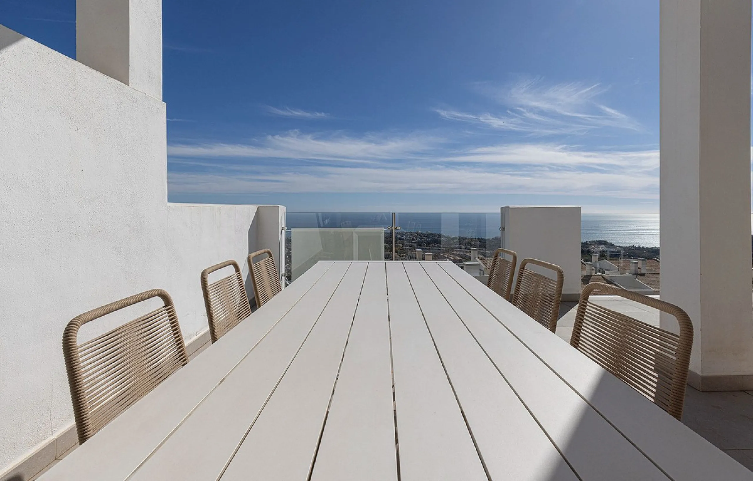 Modern Duplex Penthouse with Panoramic Sea Views in Benalmádena