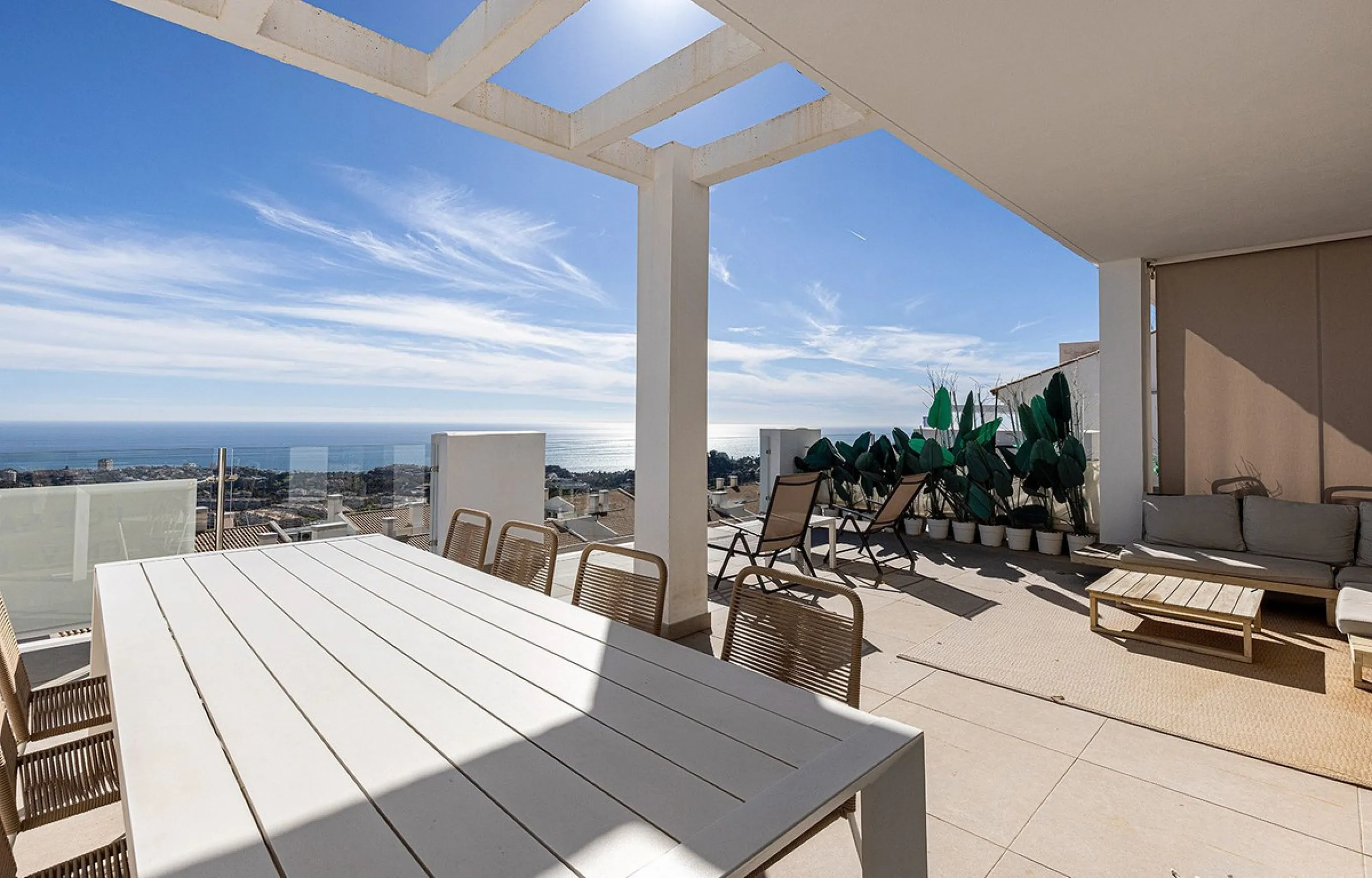 Modern Duplex Penthouse with Panoramic Sea Views in Benalmádena