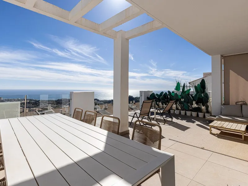 Modern Duplex Penthouse with Panoramic Sea Views in Benalmádena