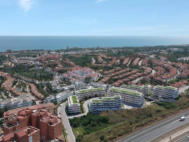 New Build Apartments in Riviera del Sol, Mijas Costa& & Modern Homes in a Prime Costa del Sol Location& Discover this exceptional new build residential development offering 1, 2 and 3 bedroom apartments and penthouses in Riviera del Sol, one of t