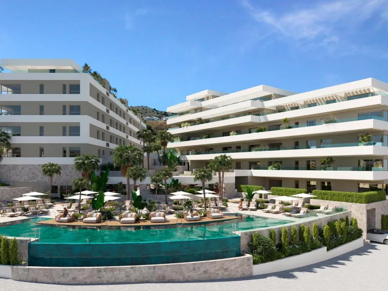 New Build Apartments in Riviera del Sol, Mijas Costa& & Modern Homes in a Prime Costa del Sol Location& Discover this exceptional new build residential development offering 1, 2 and 3 bedroom apartments and penthouses in Riviera del Sol, one of t