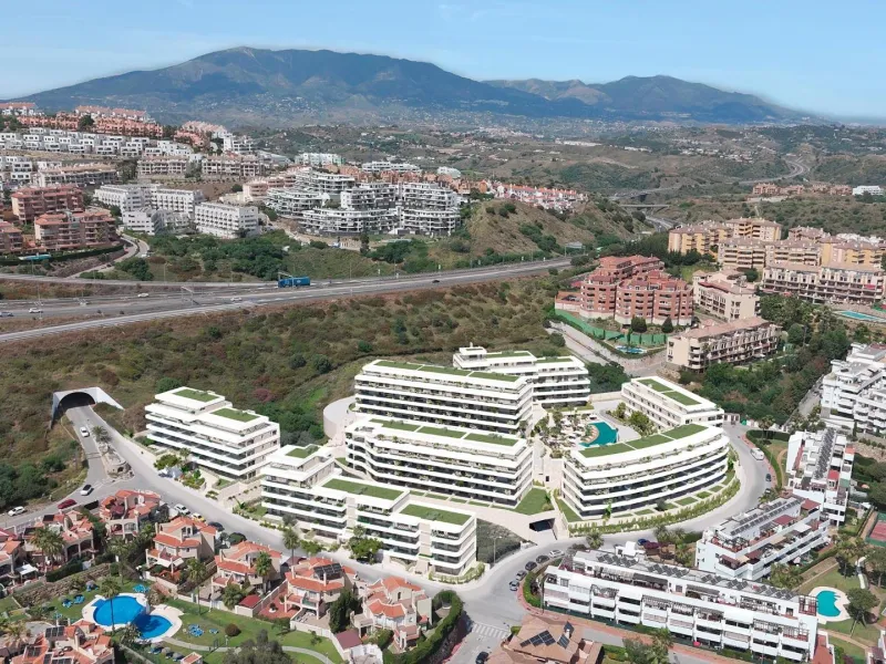 New Build Apartments in Riviera del Sol, Mijas Costa& & Modern Homes in a Prime Costa del Sol Location& Discover this exceptional new build residential development offering 1, 2 and 3 bedroom apartments and penthouses in Riviera del Sol, one of t