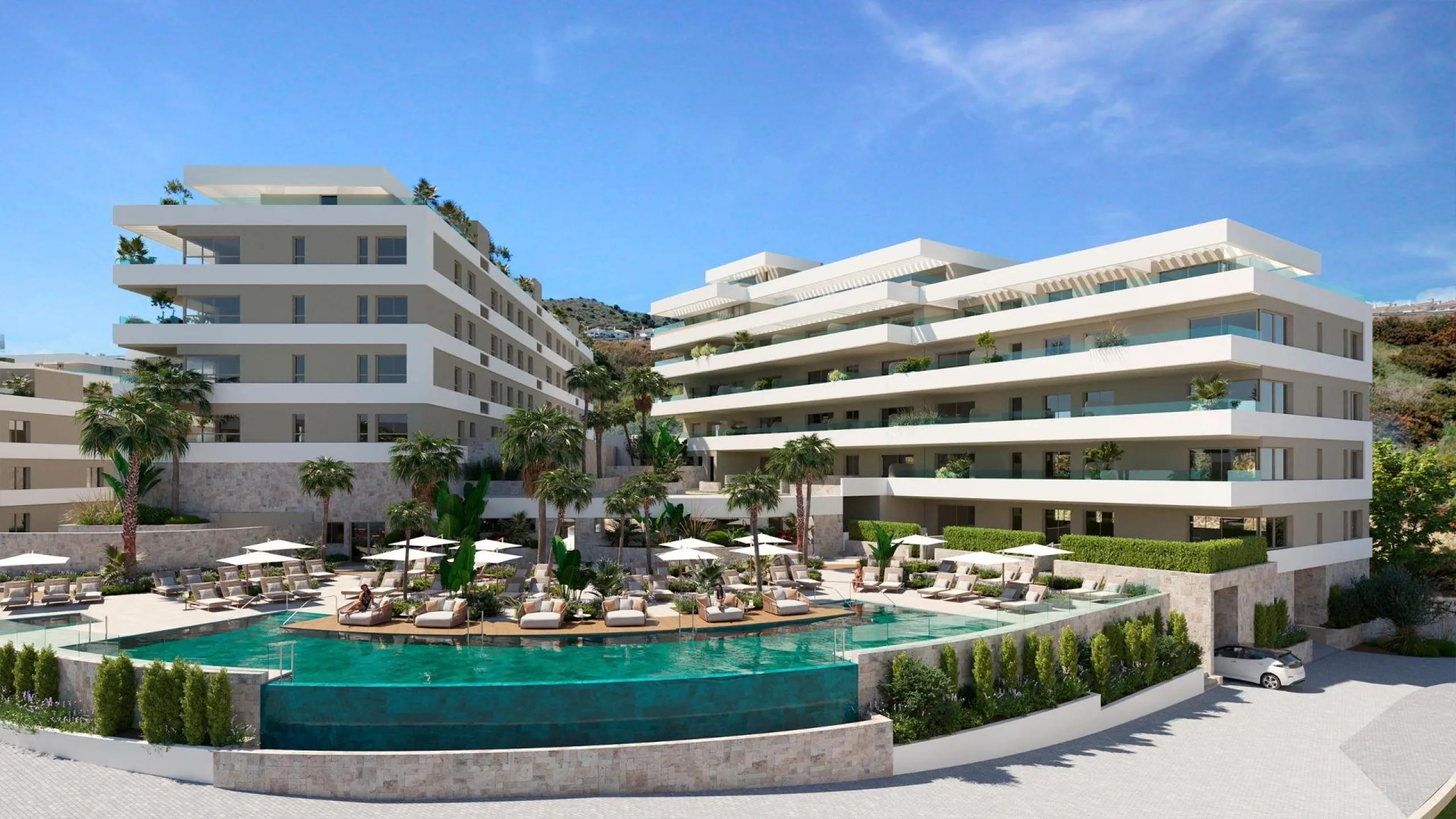 New Build Apartments in Riviera del Sol, Mijas Costa& & Modern Homes in a Prime Costa del Sol Location& Discover this exceptional new build residential development offering 1, 2 and 3 bedroom apartments and penthouses in Riviera del Sol, one of t