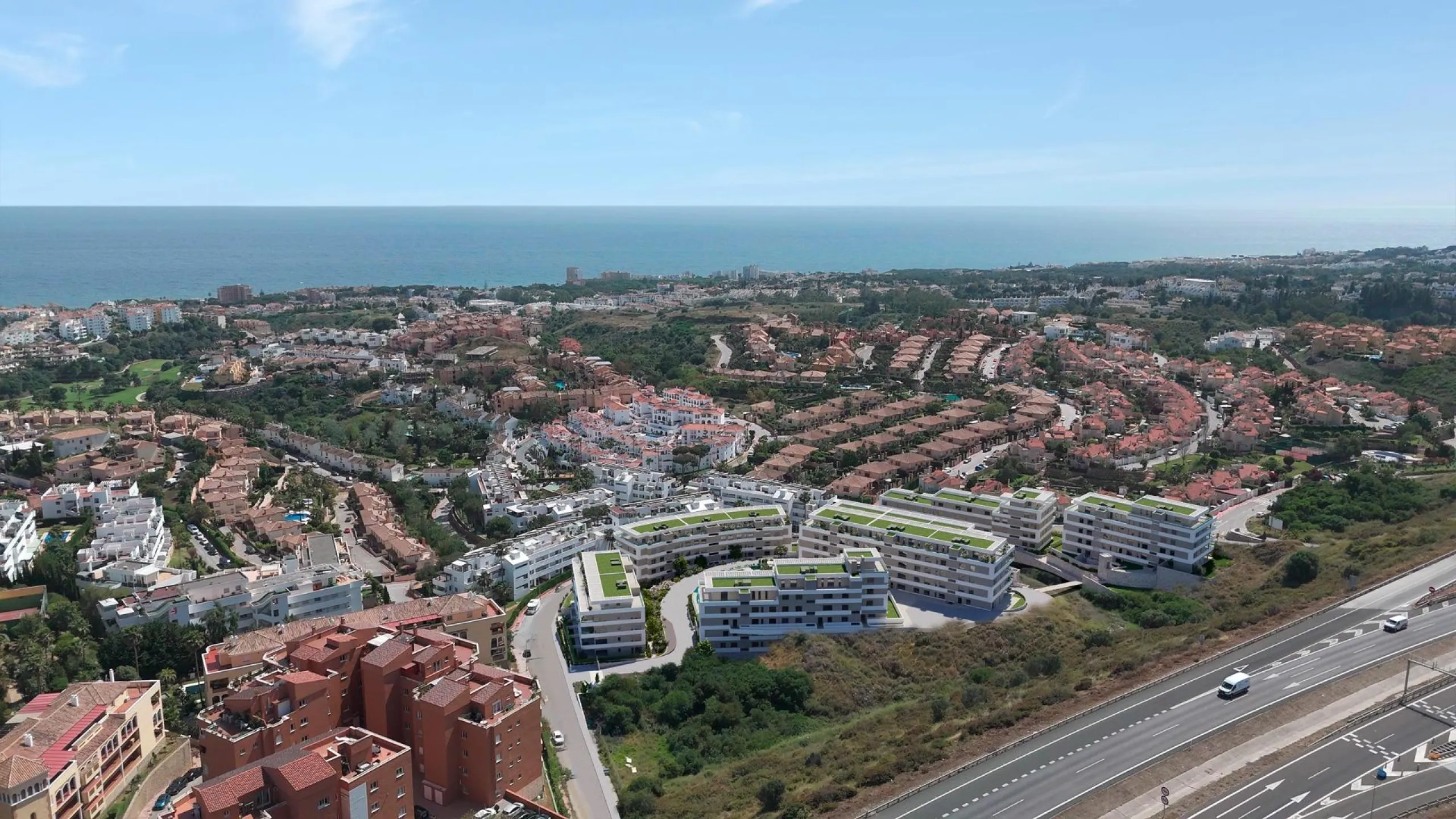 New Build Apartments in Riviera del Sol, Mijas Costa& & Modern Homes in a Prime Costa del Sol Location& Discover this exceptional new build residential development offering 1, 2 and 3 bedroom apartments and penthouses in Riviera del Sol, one of t