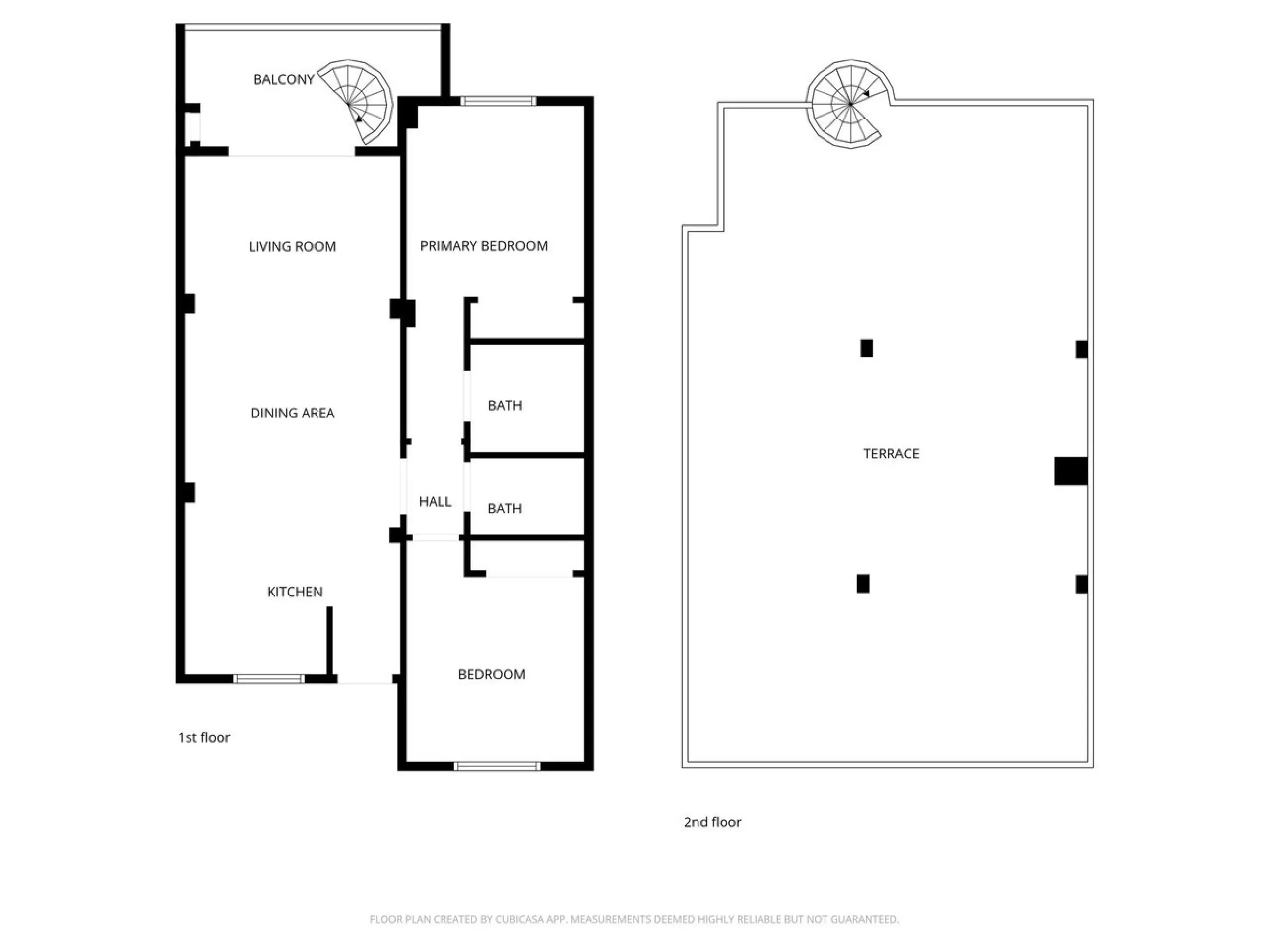 Top floor with a very large solarium/rooftop terrace!