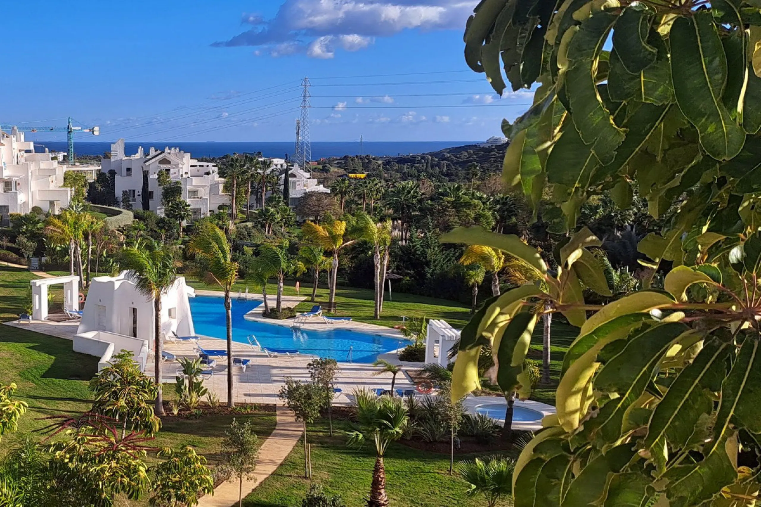 Accommodation for up to 4 guests is provided in a fully air-conditioned penthouse apartment with two double bedrooms, two bathrooms, a fully equipped kitchen with modern appliances, and a spacious living room. The 200 m² apartment includes a large terrace
