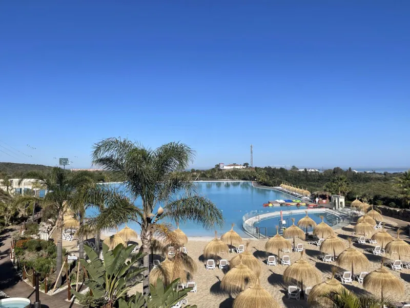 Accommodation for up to 4 guests is provided in a fully air-conditioned penthouse apartment with two double bedrooms, two bathrooms, a fully equipped kitchen with modern appliances, and a spacious living room. The 200 m² apartment includes a large terrace