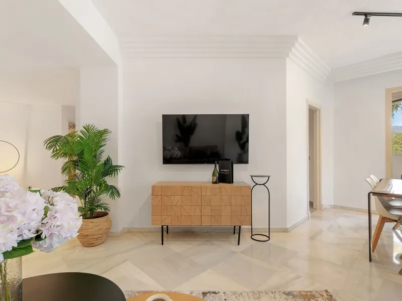 A beautifully presented three bedroom apartment in an exclusive gated community offering luxury living along with quality lifestyle installations.