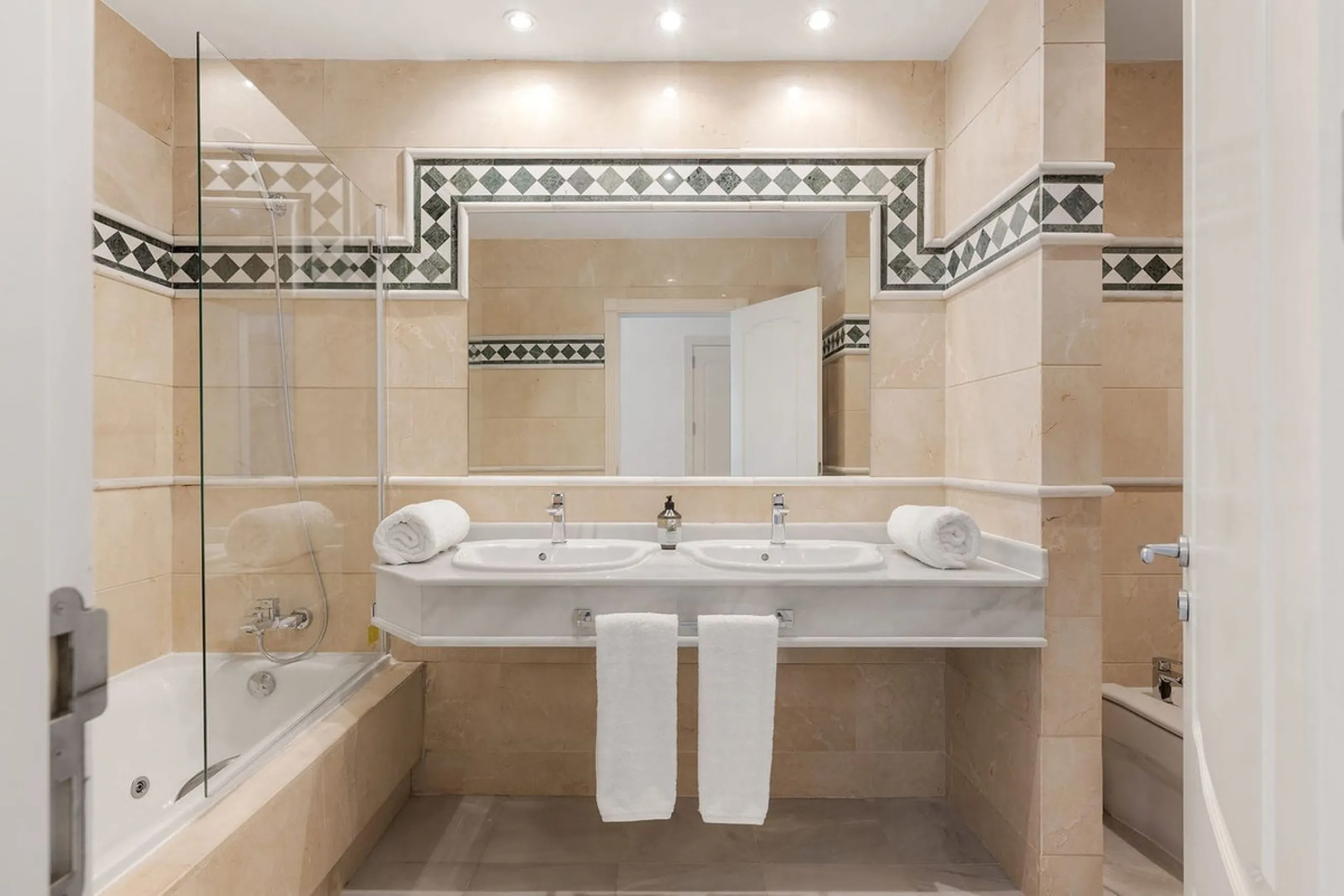 A beautifully presented three bedroom apartment in an exclusive gated community offering luxury living along with quality lifestyle installations.