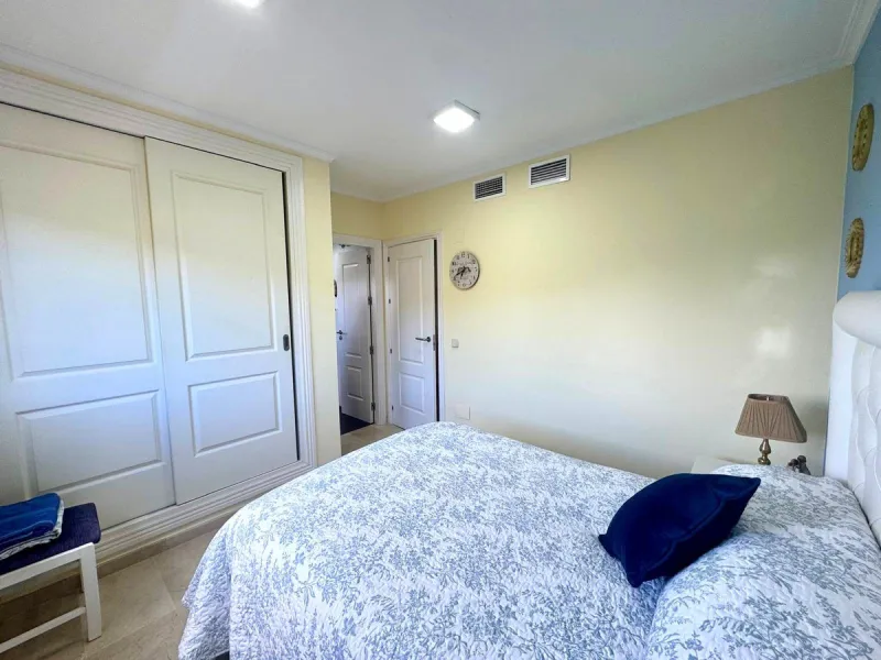 Discover your perfect slice of Costa del Sol life in Las Viñas del Golf, Casares Costa — a warm, inviting 2-bedroom, 2-bathroom apartment lovingly maintained by its current owner.