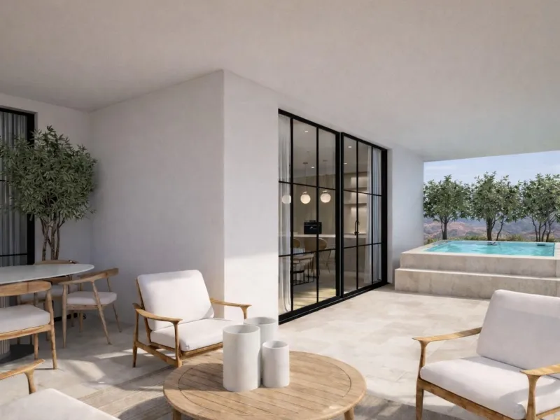 Luxury Branded Residences in Guaro Near Marbella-Costa del Sol& & Boutique Development Blending Andalusian Charm and Contemporary Elegance& & Discover an exclusive new residential resort located on the edge of the picturesque village of Guaro,