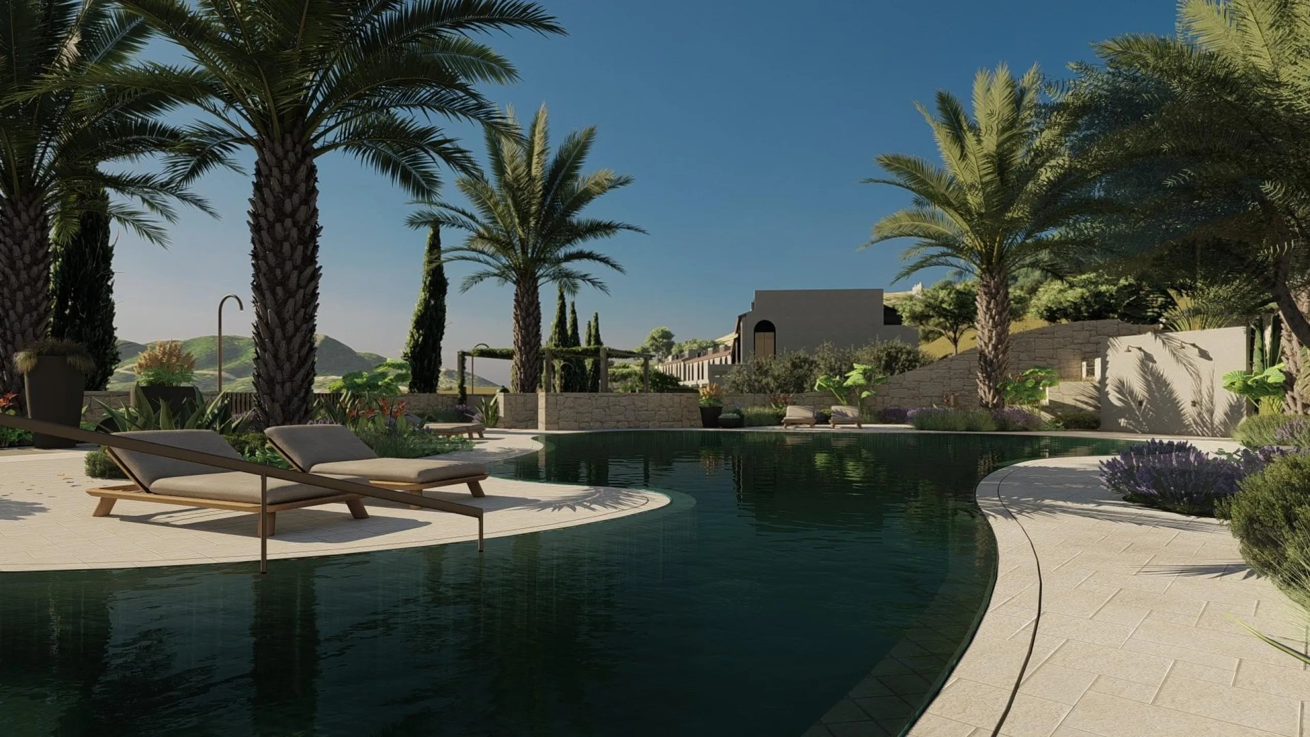 Luxury Branded Residences in Guaro Near Marbella-Costa del Sol& & Boutique Development Blending Andalusian Charm and Contemporary Elegance& & Discover an exclusive new residential resort located on the edge of the picturesque village of Guaro,