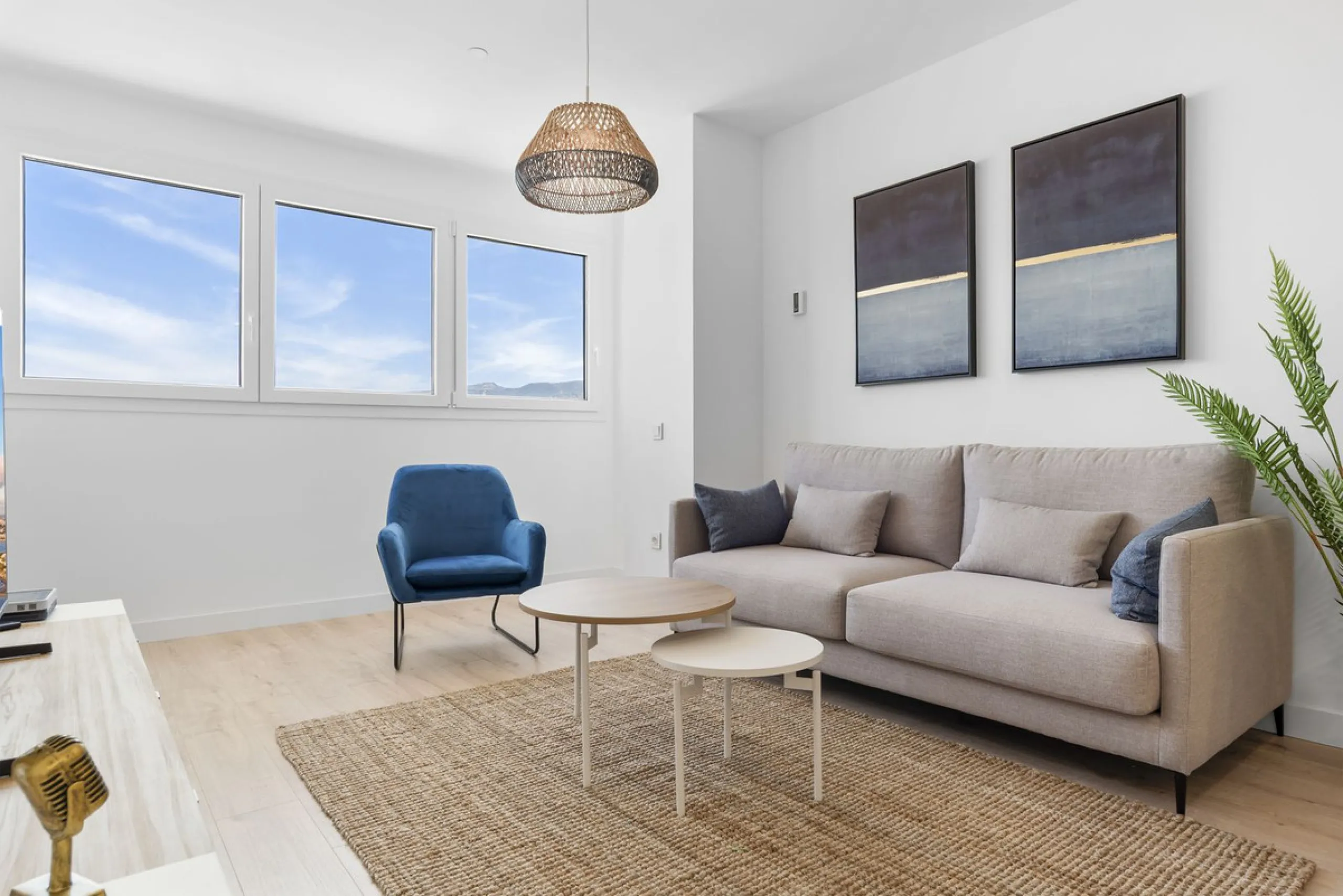 Experience elevated city living in this exceptional 24th-floor apartment in one of Málaga's most exciting new residential developments. Perfectly positioned in the heart of the city, this sleek and modern home offers spectacular panoramic views over the c