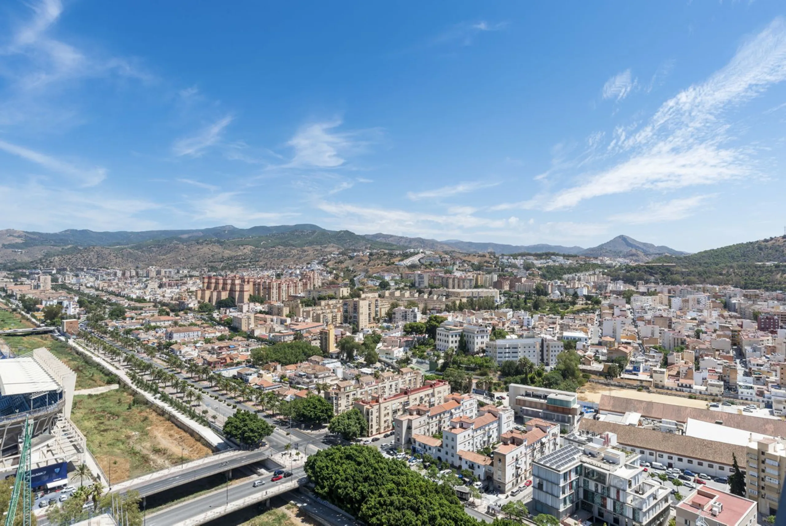 Experience elevated city living in this exceptional 24th-floor apartment in one of Málaga's most exciting new residential developments. Perfectly positioned in the heart of the city, this sleek and modern home offers spectacular panoramic views over the c