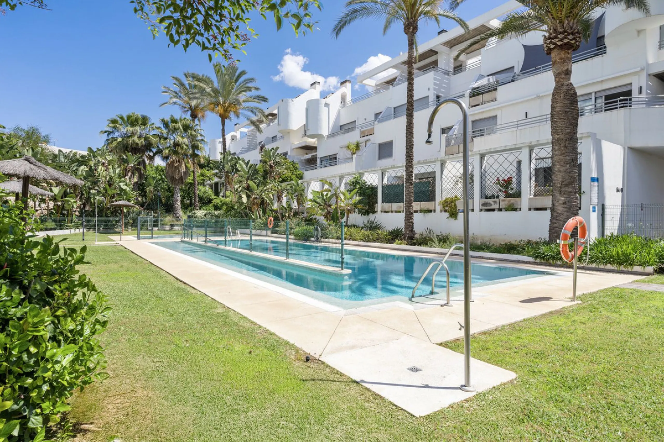 Looking for a spacious apartment with a west-facing terrace in a well maintained community with multiple swimming pools? We are delighted to present this immaculate first-floor, two-bedroom apartment, where both bedrooms benefit from en-suite bathrooms, o