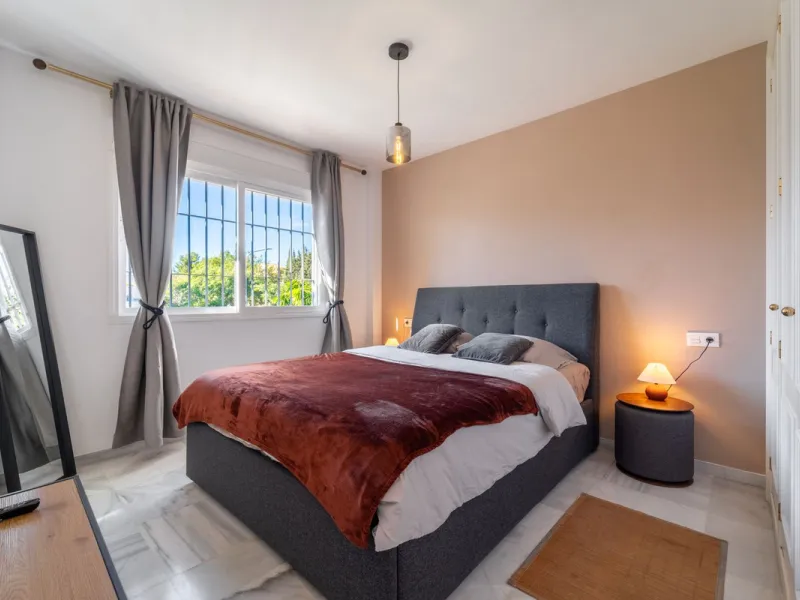 Located in the prestigious area of Nagüeles, Marbella, this elegant 3-bedroom, 3-bathroom duplex apartment occupies the first and second (top) floors of the sought-after Urb. Pueblo Bermejo, offering privacy, comfort, and an exceptional residential settin