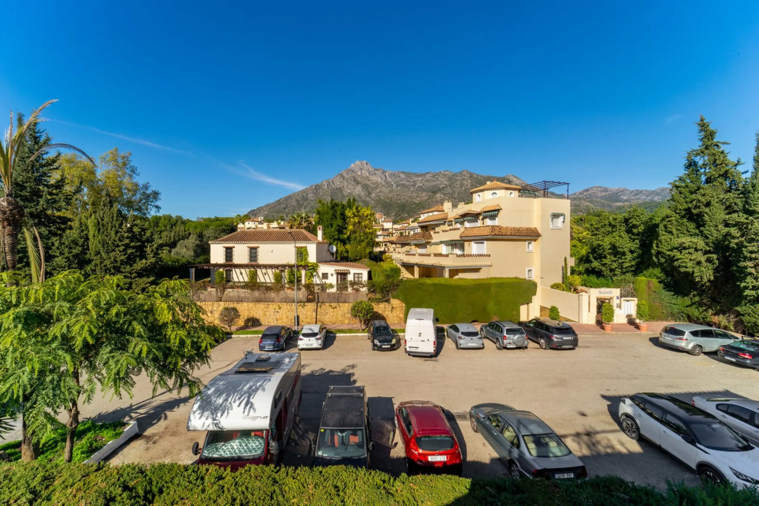 Located in the prestigious area of Nagüeles, Marbella, this elegant 3-bedroom, 3-bathroom duplex apartment occupies the first and second (top) floors of the sought-after Urb. Pueblo Bermejo, offering privacy, comfort, and an exceptional residential settin