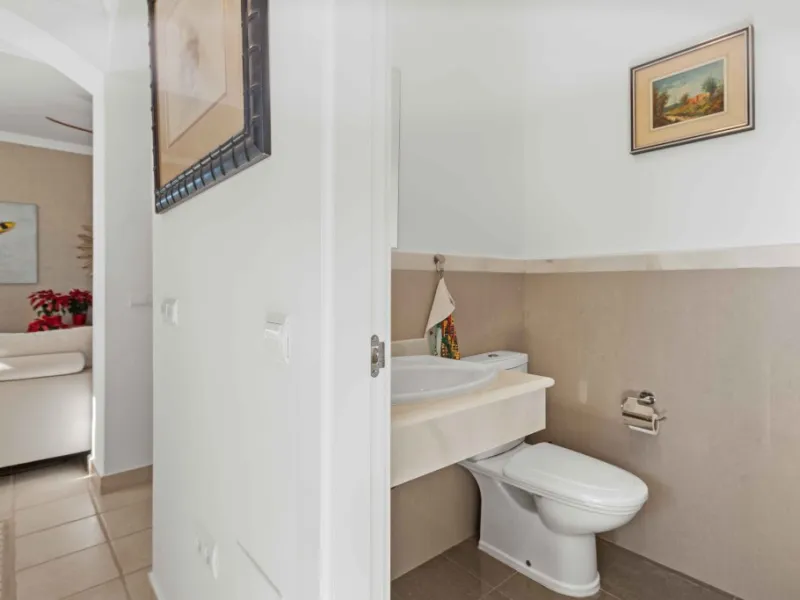 Superb opportunity to acquire this stunning Andalusian-style 4-bedroom detached villa, with private pool on the ever-sought-after New Golden Mile in Estepona. This property offers luxury living and convenience in a serene residential area, right on the do