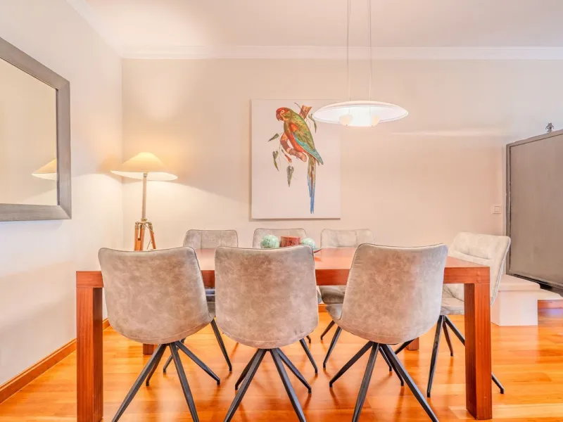 This elegant apartment is located in an exclusive gated residential complex surrounded by nature, offering complete tranquility and privacy. The complex has few properties and is monitored by security cameras at all times.