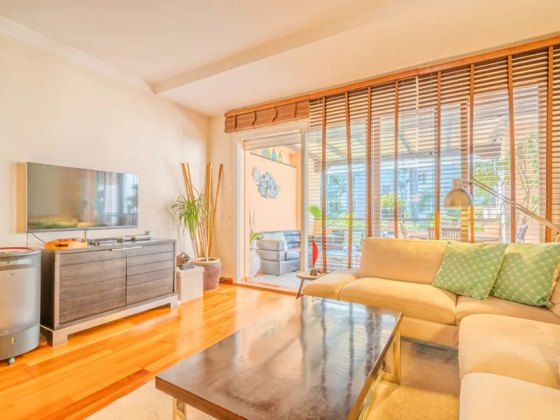This elegant apartment is located in an exclusive gated residential complex surrounded by nature, offering complete tranquility and privacy. The complex has few properties and is monitored by security cameras at all times.