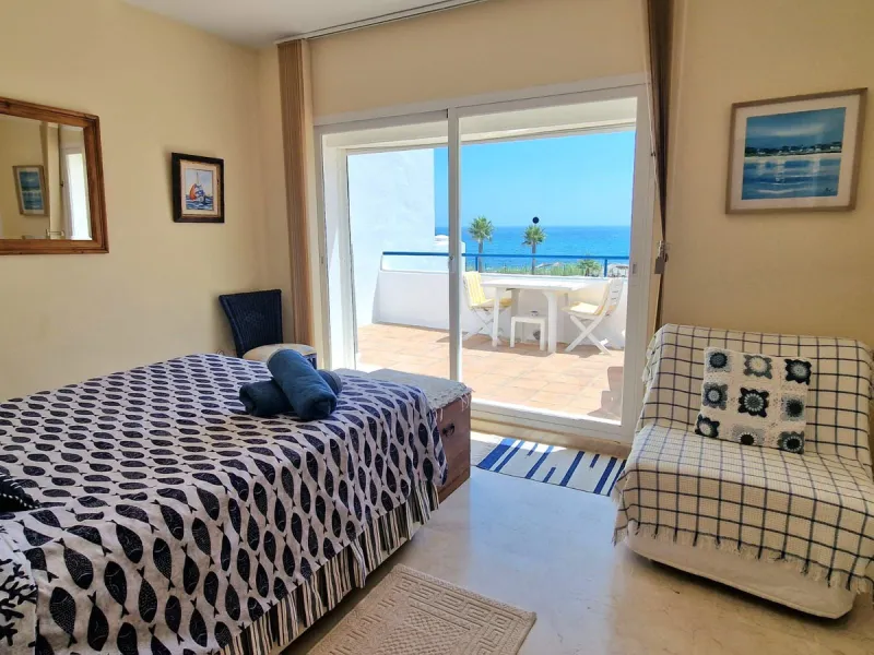 Exclusive South-Facing Beachfront Townhouse with Panoramic Sea Views in Bahía de Casares – Costa del Sol