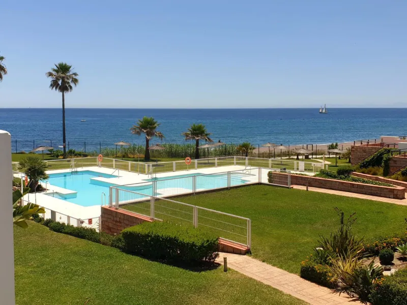Exclusive South-Facing Beachfront Townhouse with Panoramic Sea Views in Bahía de Casares – Costa del Sol
