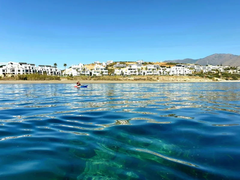Exclusive South-Facing Beachfront Townhouse with Panoramic Sea Views in Bahía de Casares – Costa del Sol