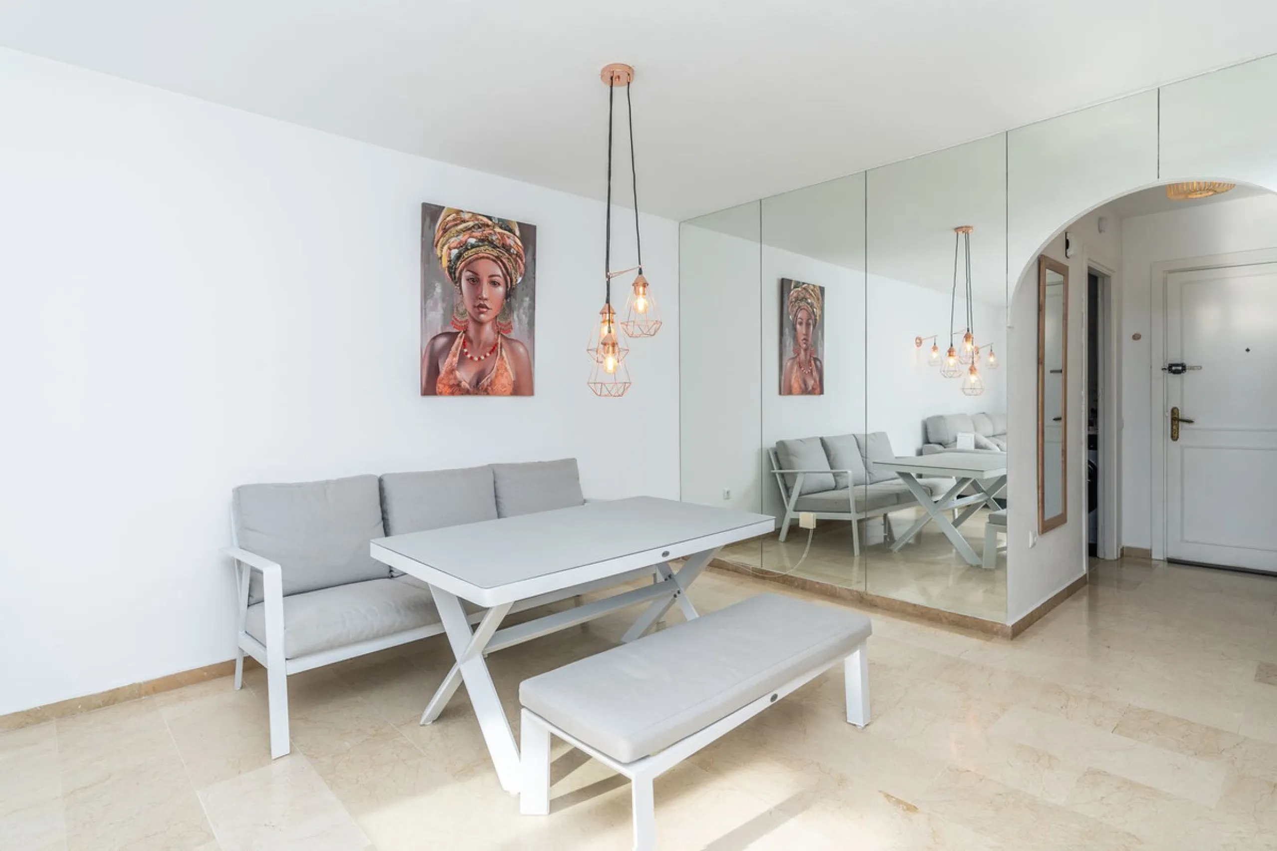 Welcome to this stylish recently renovated 2 bedroom, 2 bathroom apartment.