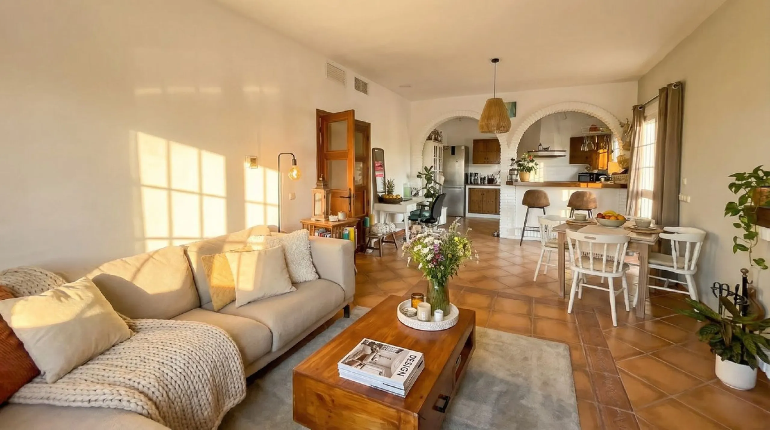 This charming single-storey detached villa with private pool, outdoor kitchen and panoramic views towards La Maroma is priced at €399,000 and is located near Colmenar in the Axarquía region. The property is set in a peaceful, green environment with good a