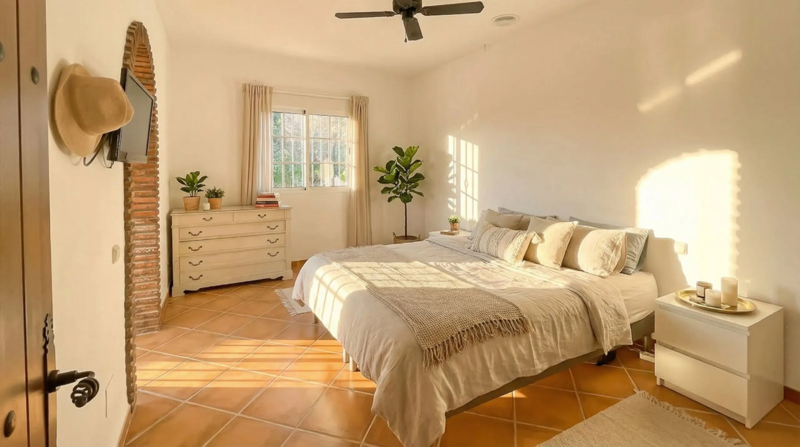 This charming single-storey detached villa with private pool, outdoor kitchen and panoramic views towards La Maroma is priced at €399,000 and is located near Colmenar in the Axarquía region. The property is set in a peaceful, green environment with good a