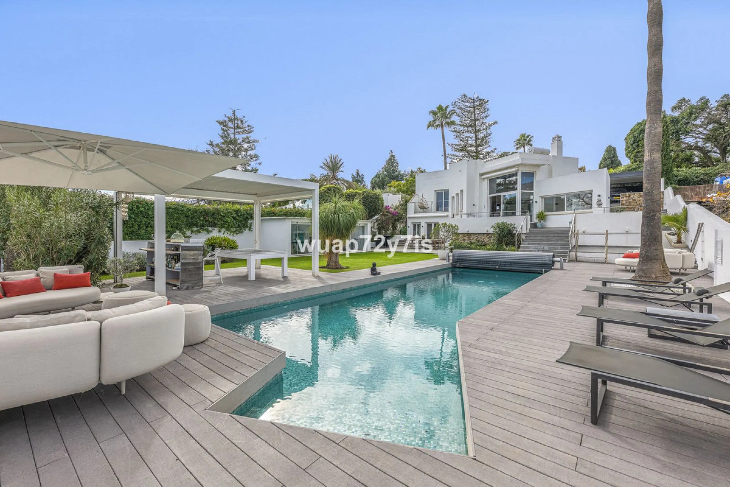 Elegant Renovated Villa with Private Pool and Open Green Views