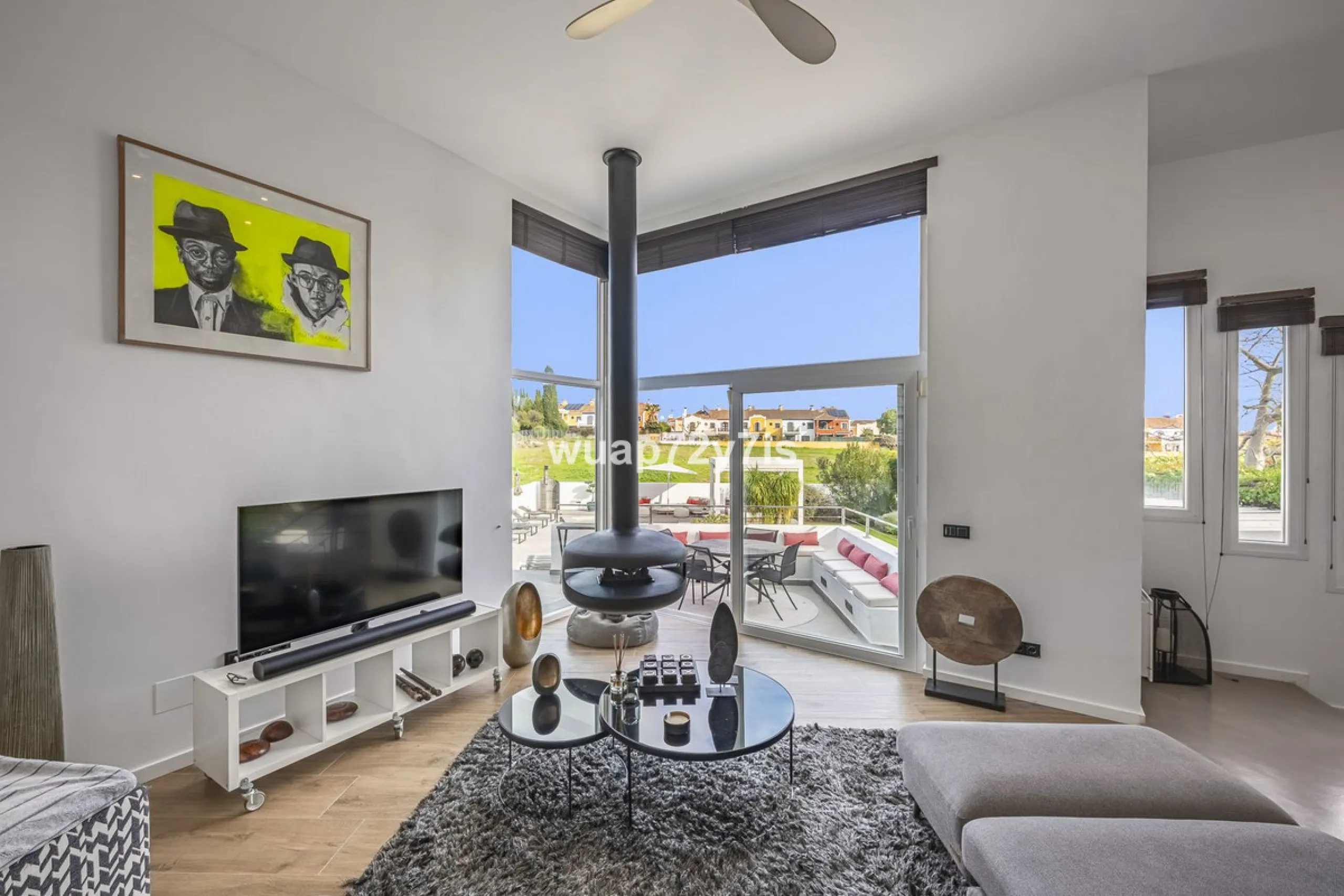 Elegant Renovated Villa with Private Pool and Open Green Views