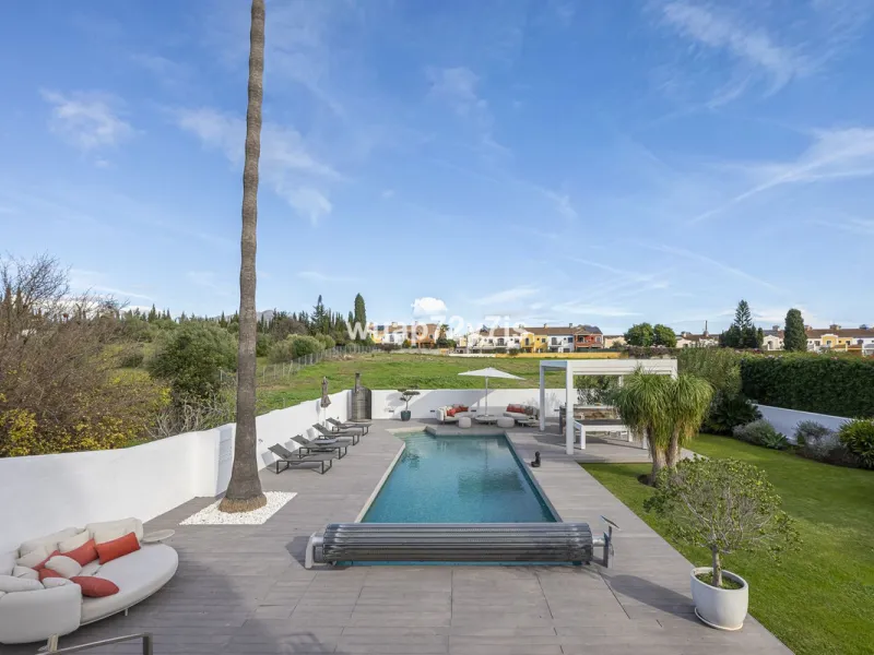 Elegant Renovated Villa with Private Pool and Open Green Views