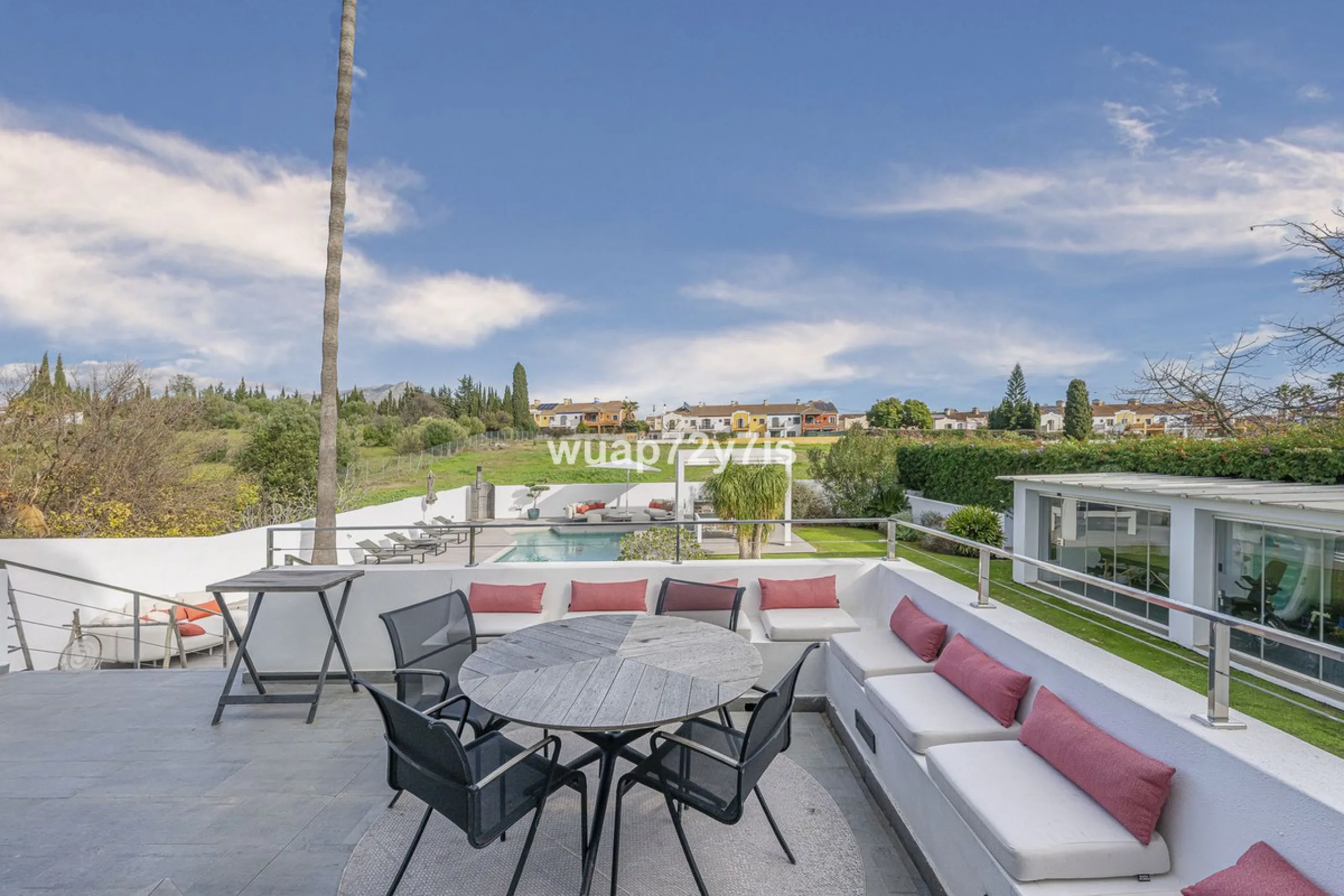 Elegant Renovated Villa with Private Pool and Open Green Views