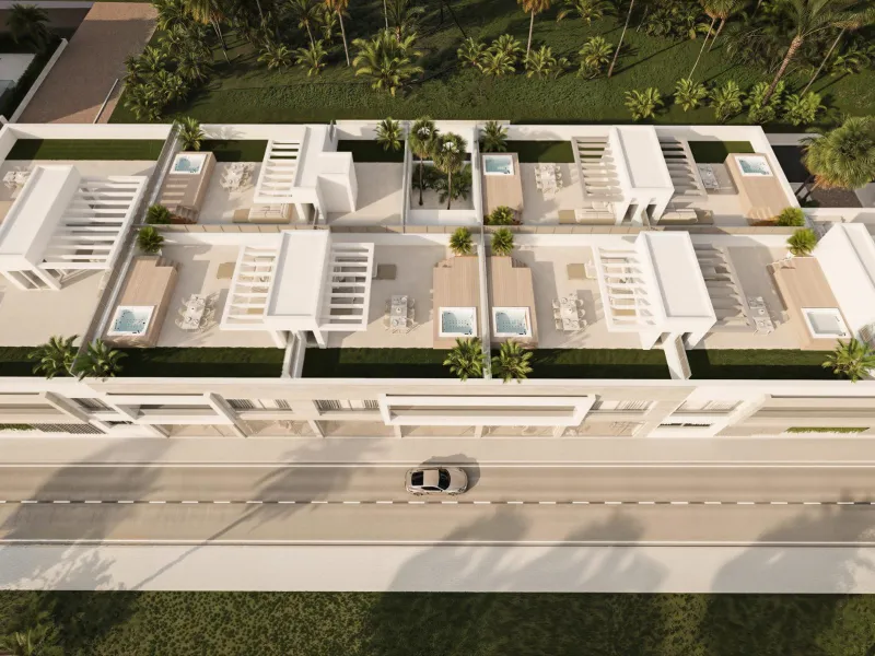 Luxury New Build Villas, Apartments and Townhouses in San Pedro de Alcantara Marbella& & Exclusive Residential Development Near the Beach& & Discover this exceptional new development offering a unique collection of villas, townhouses and apart