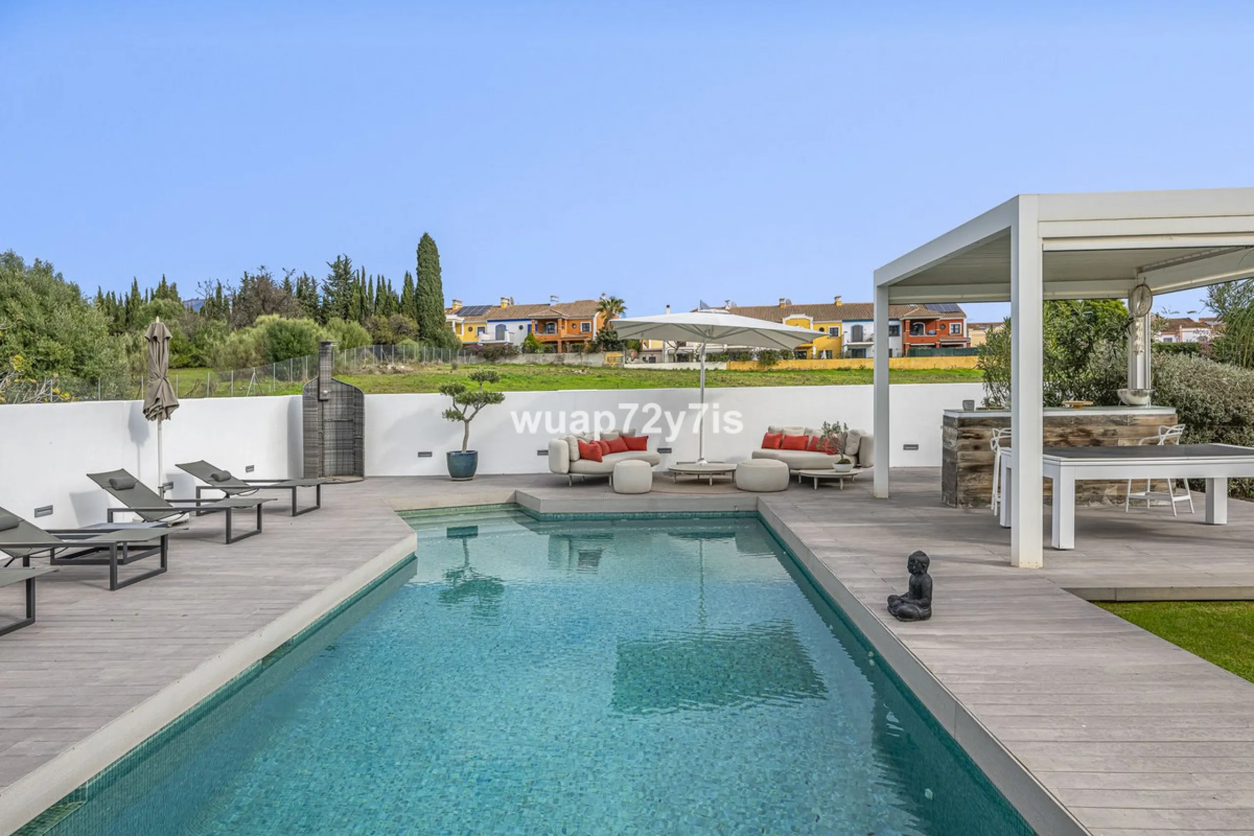 Elegant Renovated Villa with Private Pool and Open Green Views