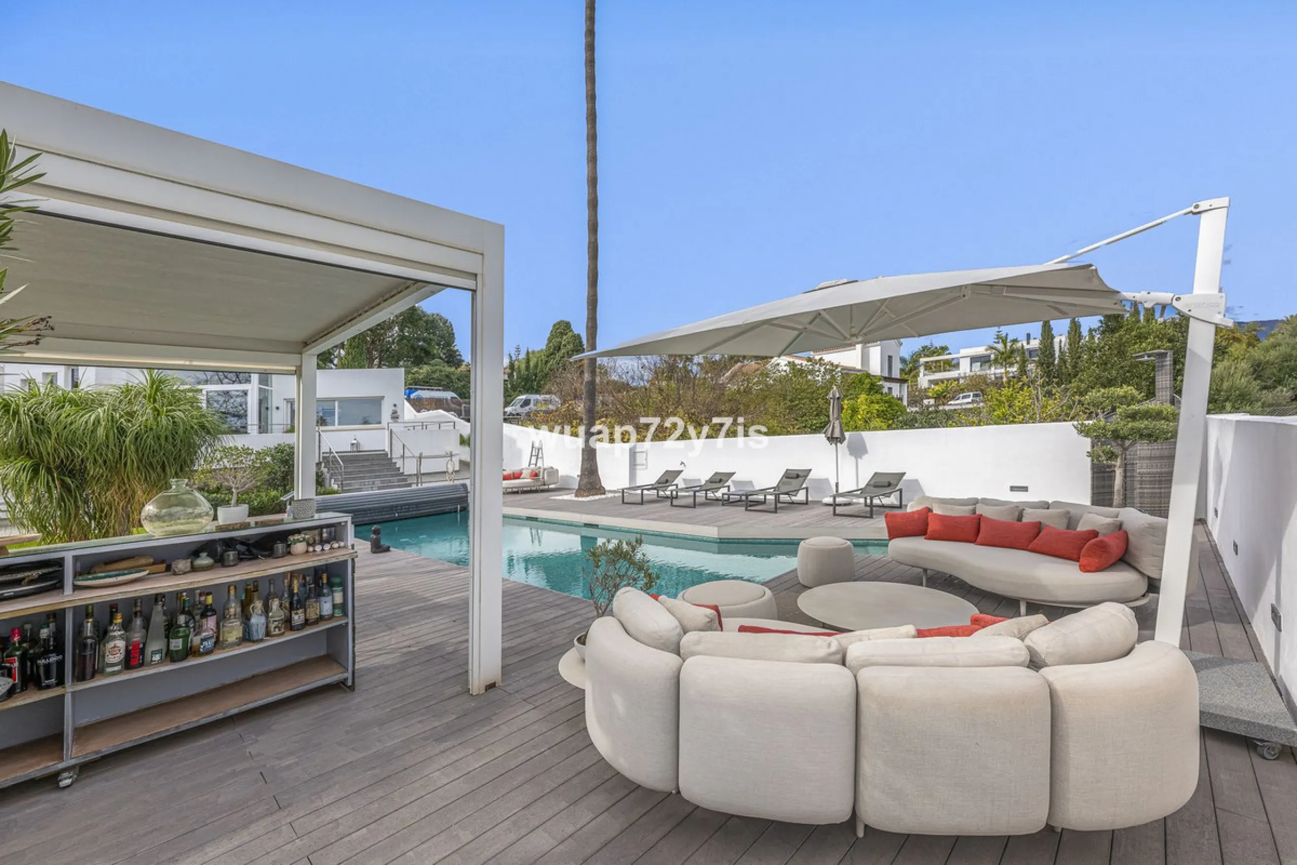 Elegant Renovated Villa with Private Pool and Open Green Views