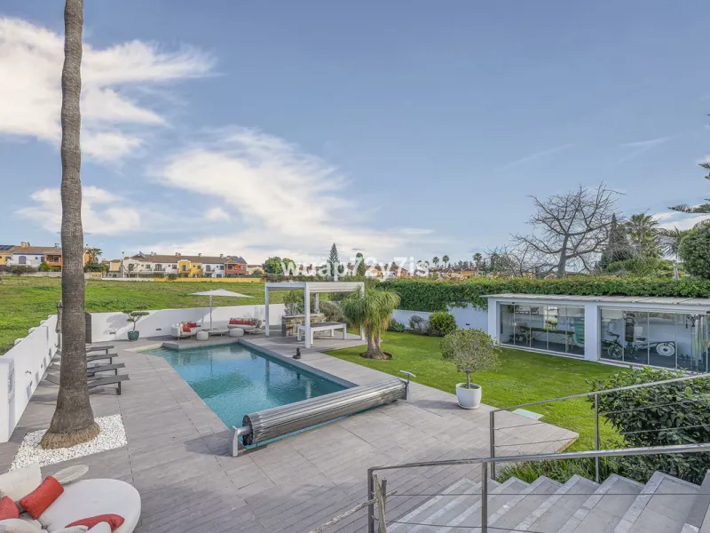 Elegant Renovated Villa with Private Pool and Open Green Views
