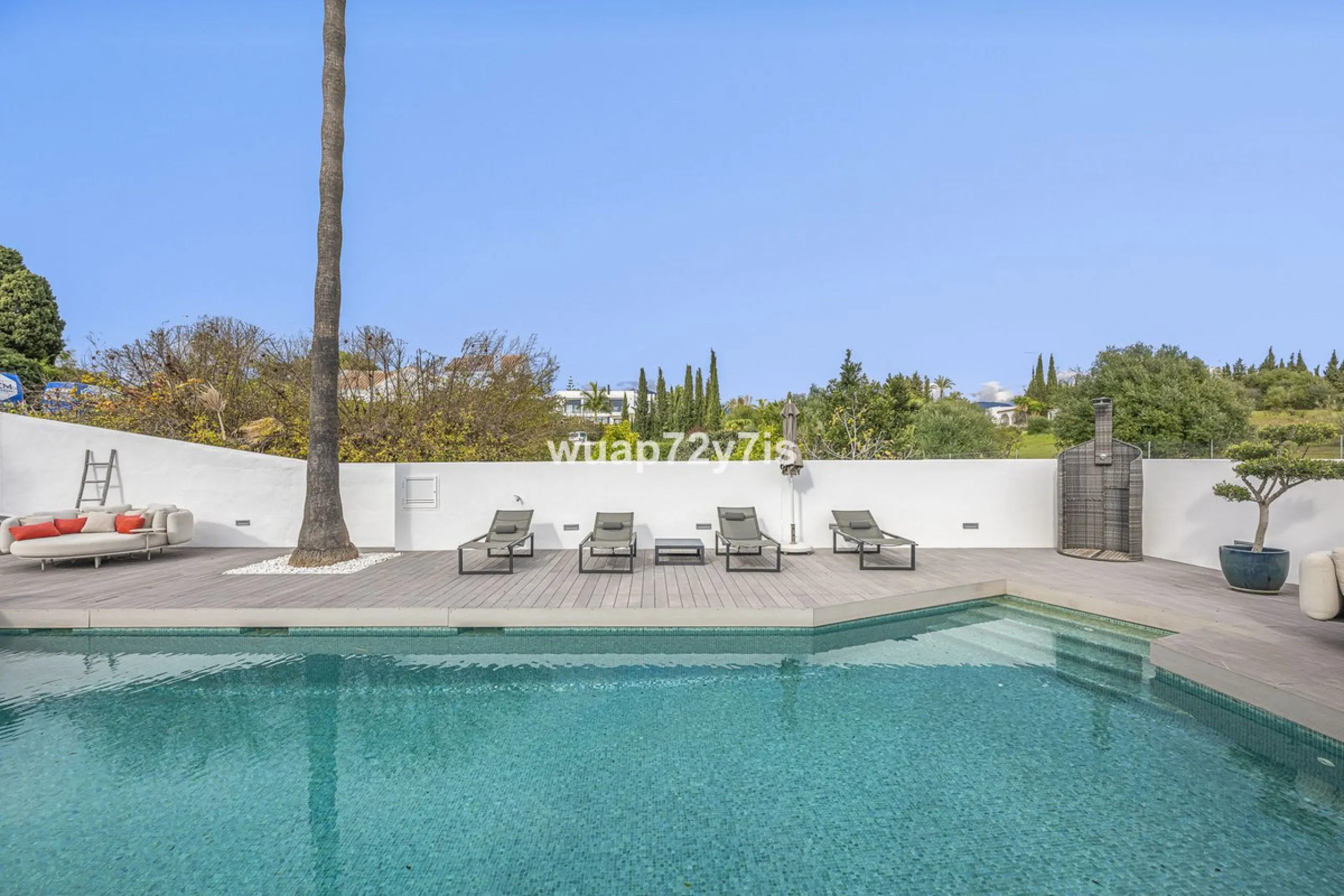 Elegant Renovated Villa with Private Pool and Open Green Views